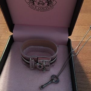 Juicy Couture Lock and Key Bracelet/Necklace